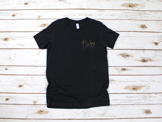 Pluto Autograph Youth Shirt Black