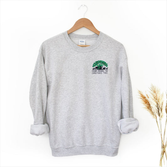 Rockin' Around the Animal Kingdom Tree of Life Embroidered Adult Unisex Crewneck Sweatshirt