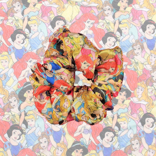 Princess Allover Satin Scrunchie