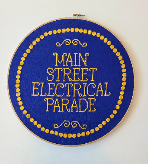 Main Street Electrical Parade Cross-Stitch Pattern | Instant PDF Download