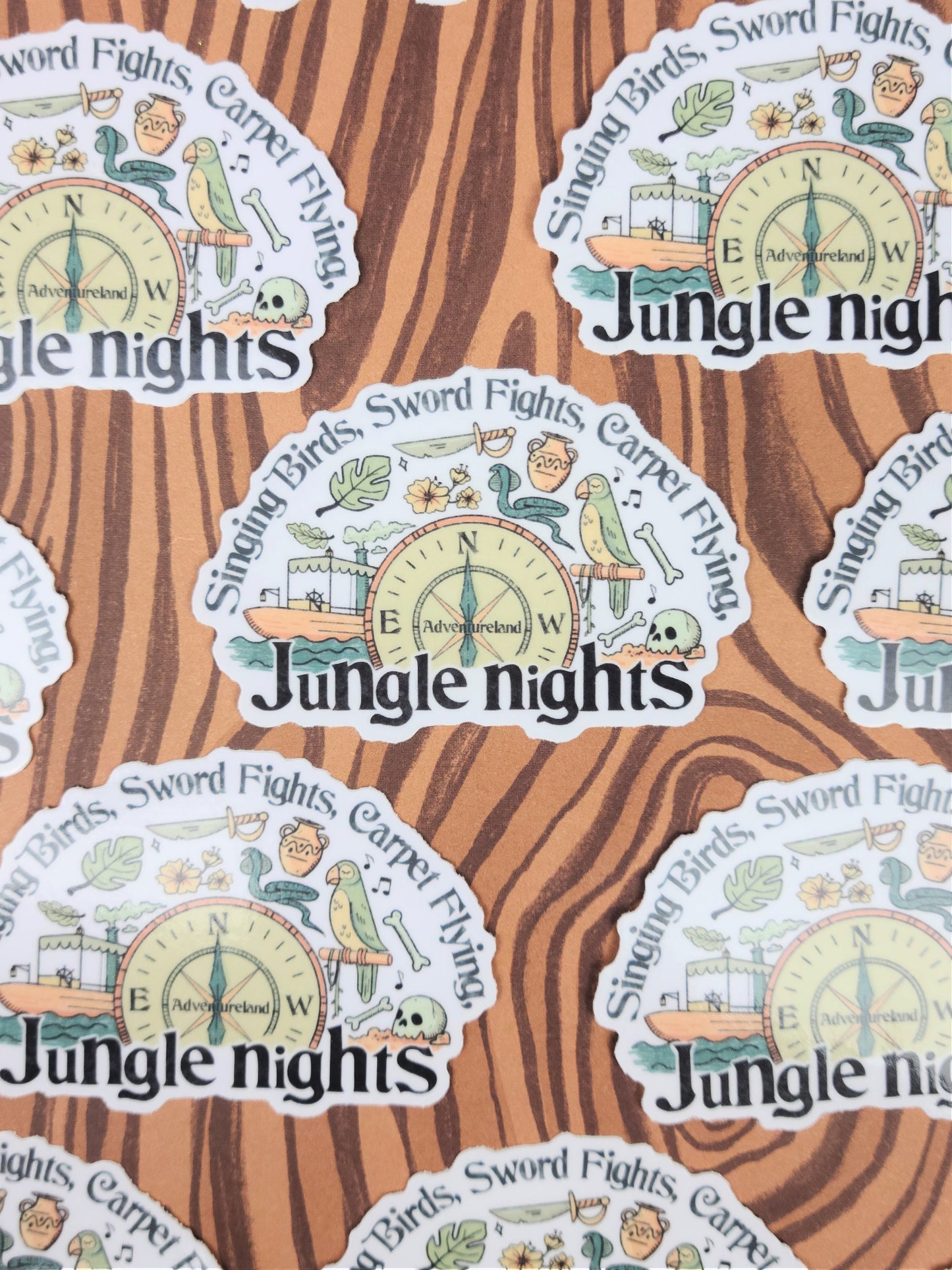 Adventureland Magic Kingdom Vinyl Sticker