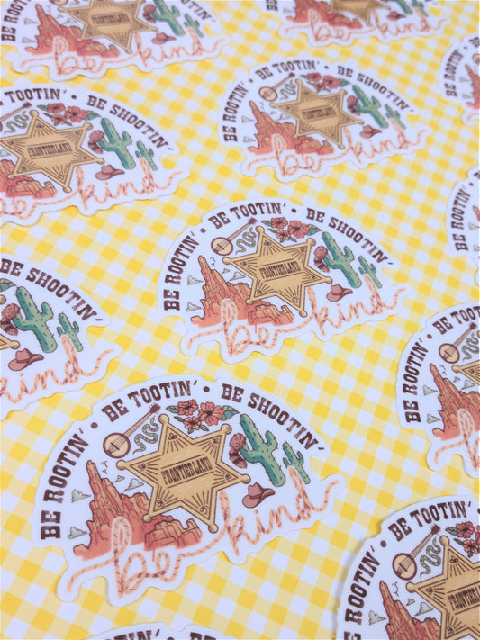 Frontierland Magic Kingdom Vinyl Sticker