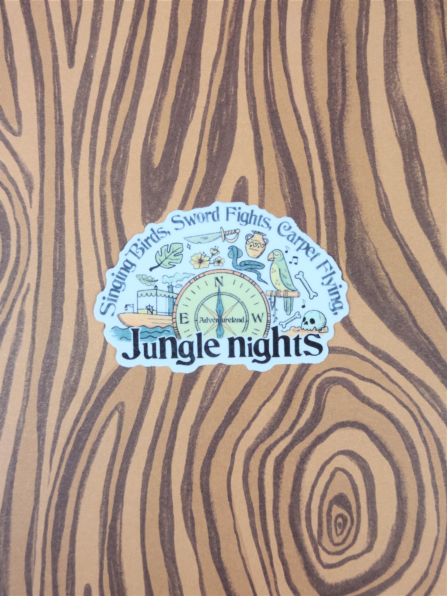 Adventureland Magic Kingdom Vinyl Sticker