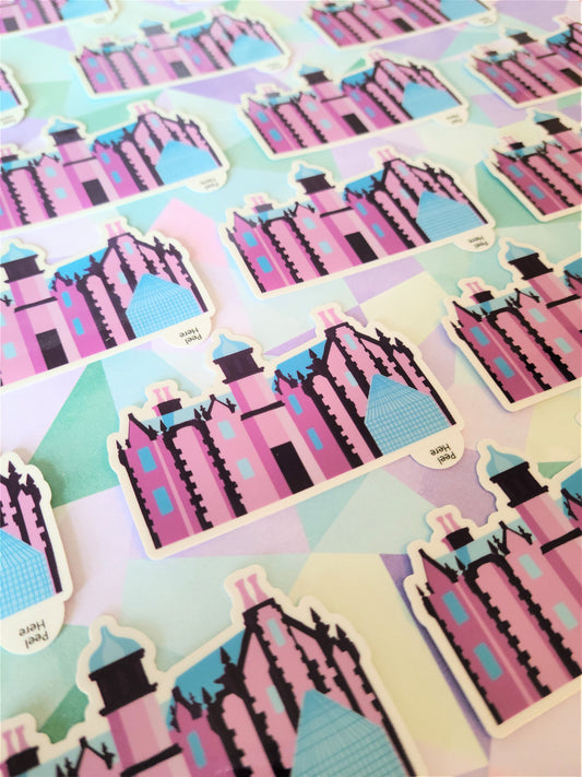 Haunted Mansion Vinyl Sticker