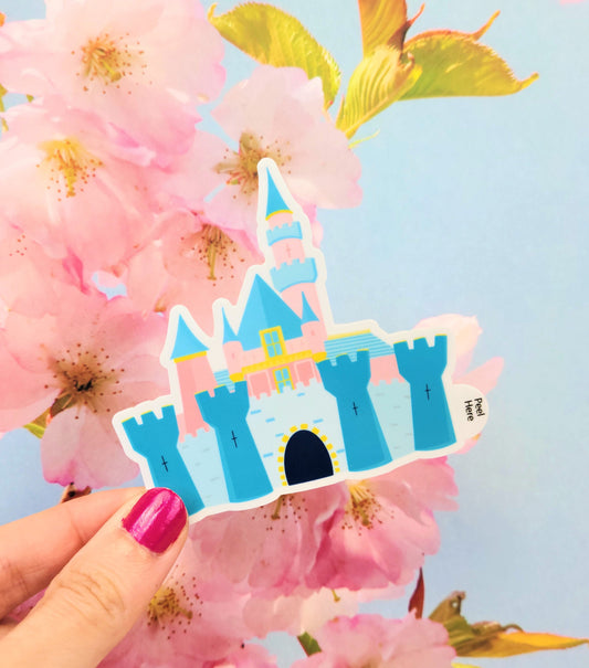 Disneyland Sleeping Beauty Castle Vinyl Sticker