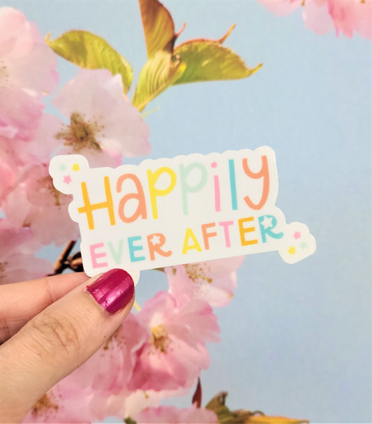 Happily Ever After Vinyl Sticker