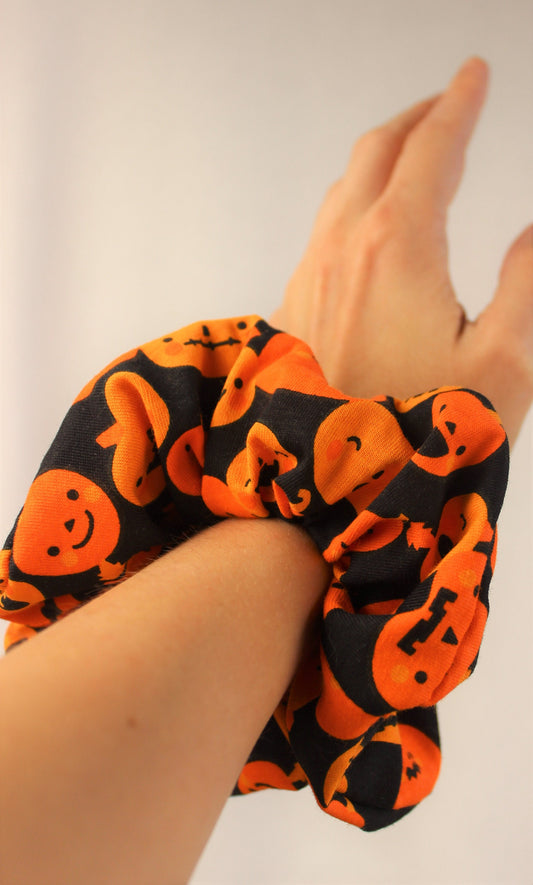 Cute Pumpkin Cotton Scrunchie