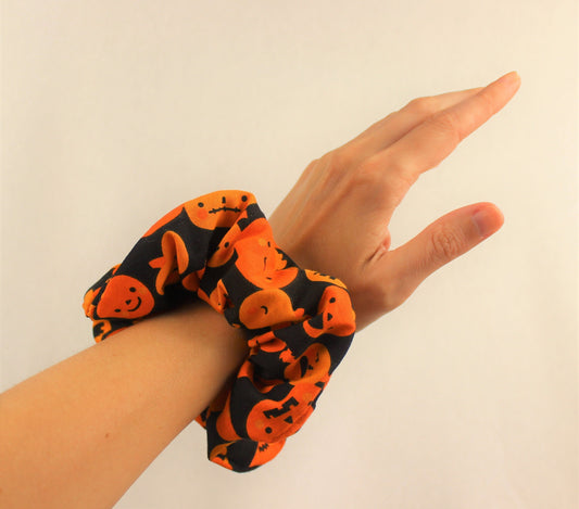 Cute Pumpkin Cotton Scrunchie