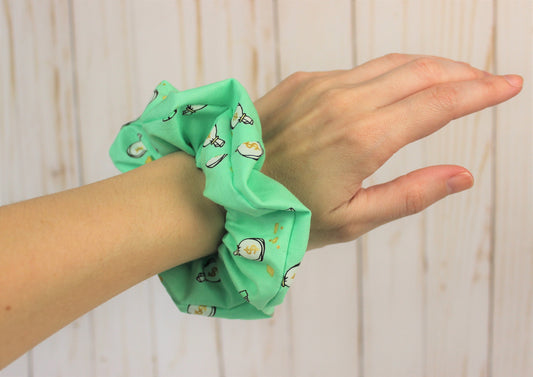 Money Bags Cotton Scrunchie