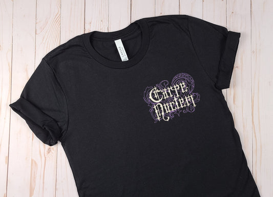 Carpe Noctem Embroidered Unisex Tee