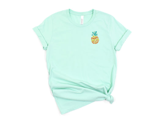 Be A Pineapple Embroidered Unisex Tee