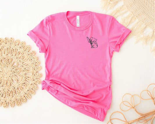 Switchblade Kitten Embroidered Tee