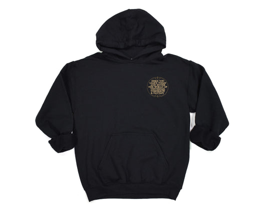 Embroidered Disney World Welcome Plaque Hoodie Sweatshirt