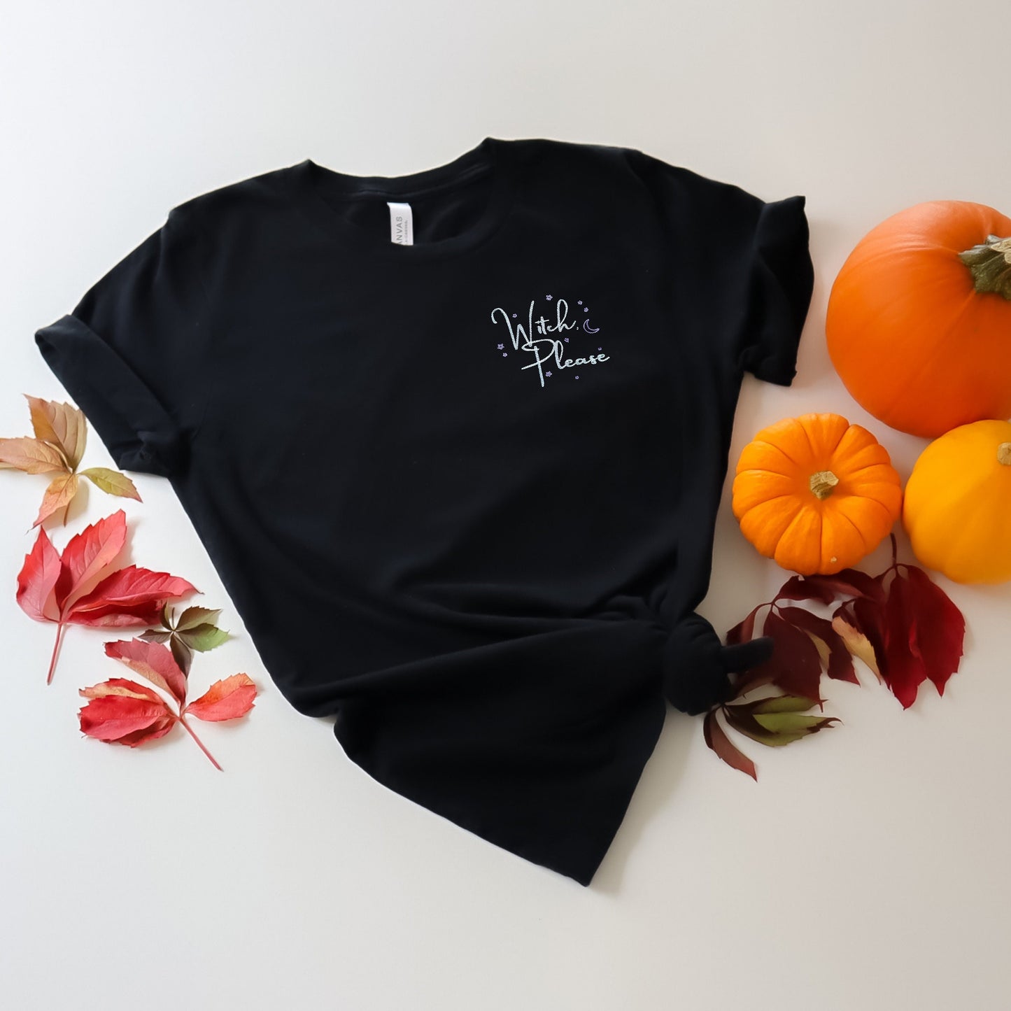 Embroidered Witch Please Unisex Tee