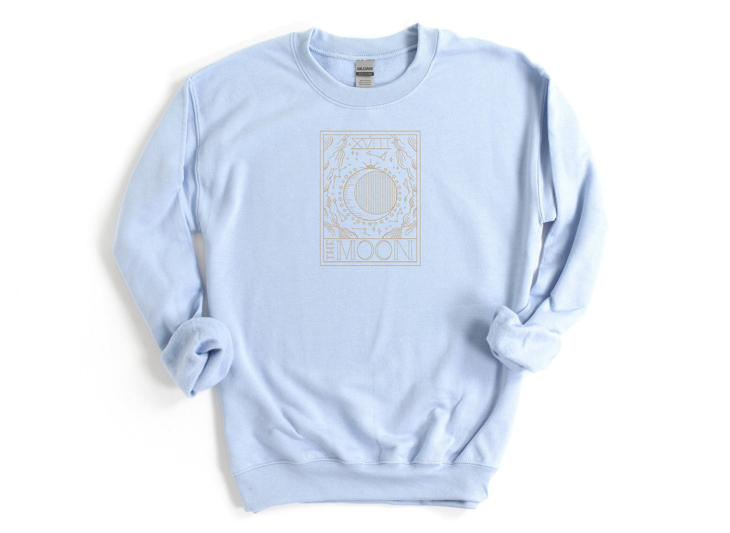 Embroidered Moon Tarot Unisex Crewneck Sweatshirt