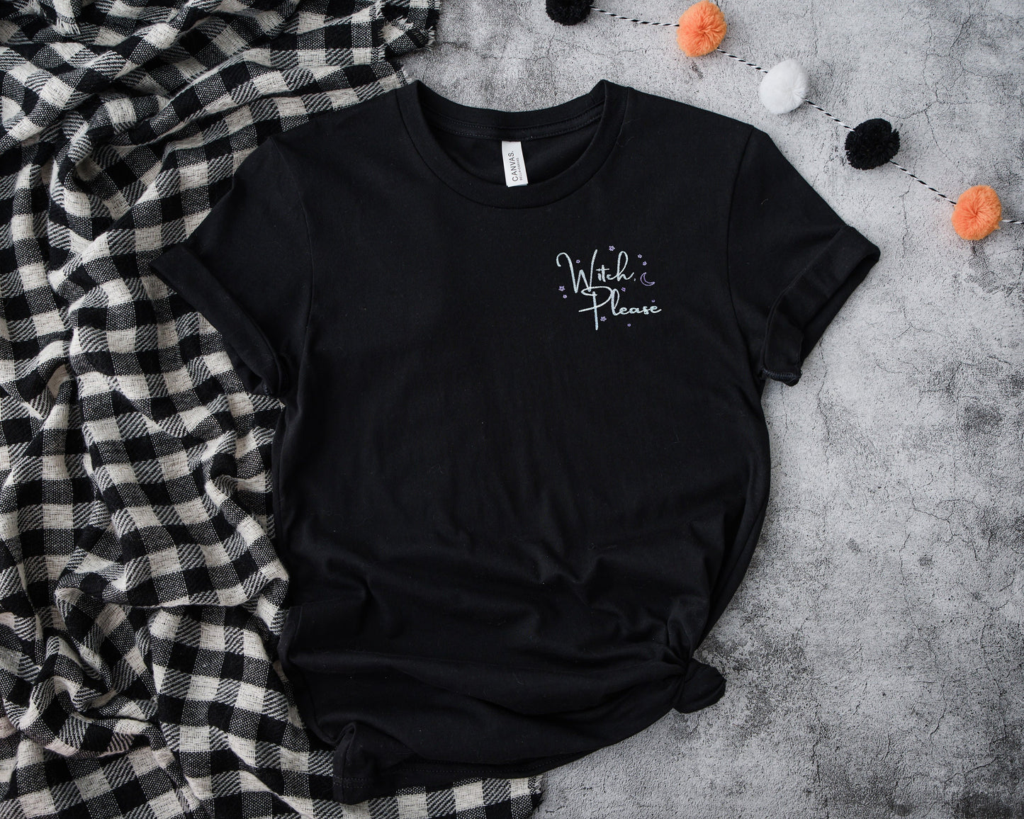 Embroidered Witch Please Unisex Tee